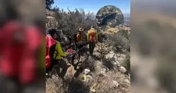 130-Pound Dog Stuck on Trail Gets Four-Mile Ride from Deputies