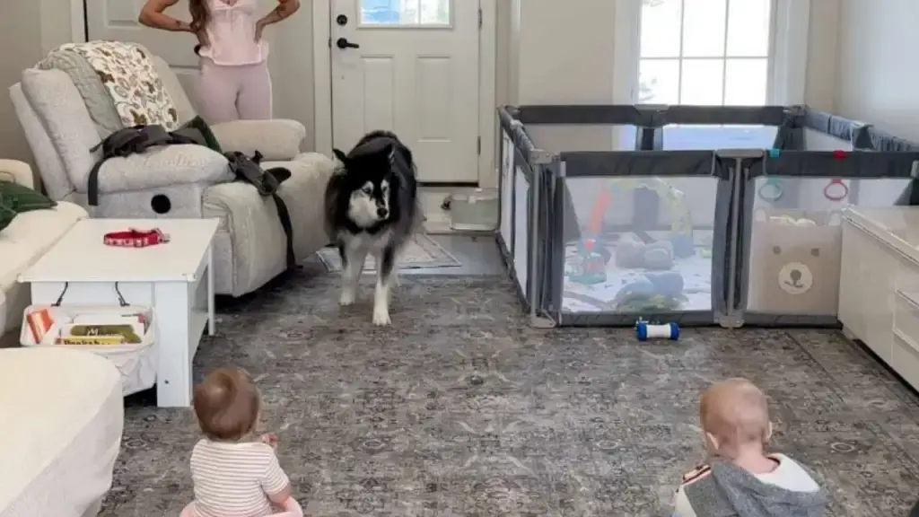 Levi the Husky Picks His Favorite Twin in Viral Video