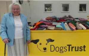 89-Year-Old Woman Has Knitted 450 Blankets & Sweaters for Shelter Dogs