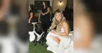 Bride Has the Cutest Twin on Her Wedding Day, and She Has Four Paws