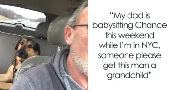 Woman Shares Dad’s Heartfelt Texts While He Babysits Her German Shepherd