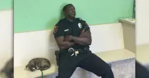 Officer Kareem Garibaldi Saves Stray Puppy During Overnight Shift in Lakeland