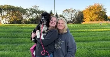 Stray Dog Found Between Two Ranches Finds Forever Home After Foster Match