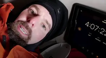 Veterinarian Endures Bitter Cold Inside Wooden Shelter